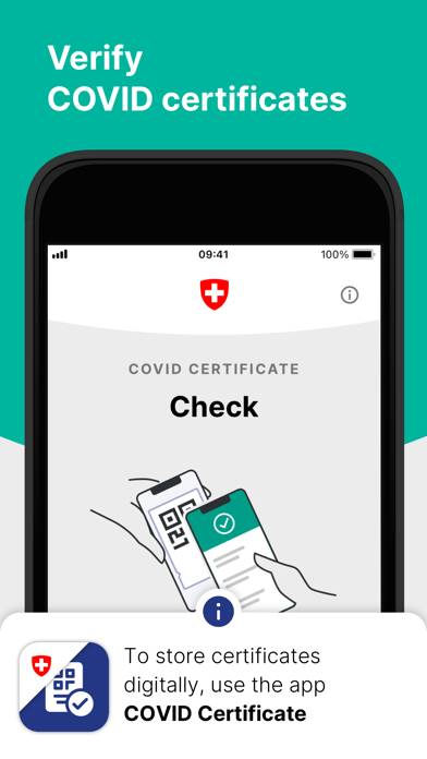COVID Certificate Check Captura de pantalla de la aplicación #1