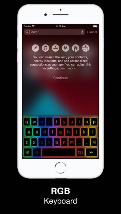 RGB Keyboard Captura de pantalla de la aplicación #1