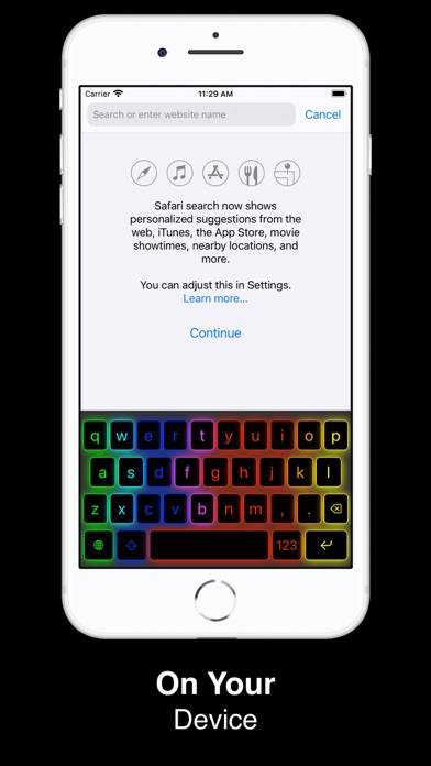 RGB Keyboard Schermata dell'app #2