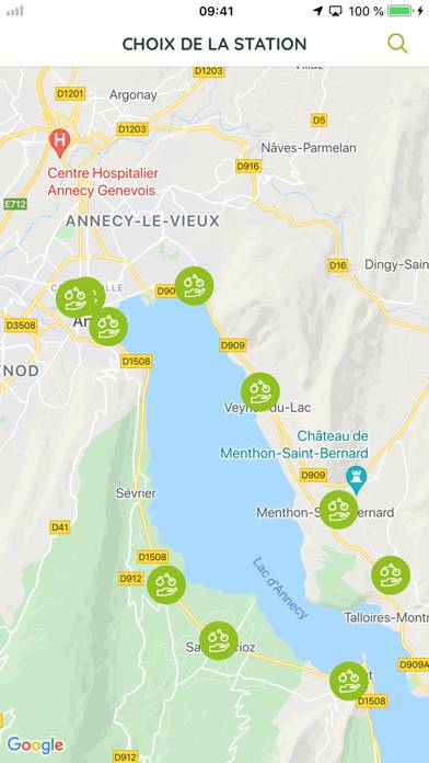 Vélonecy Capture d'écran de l'application