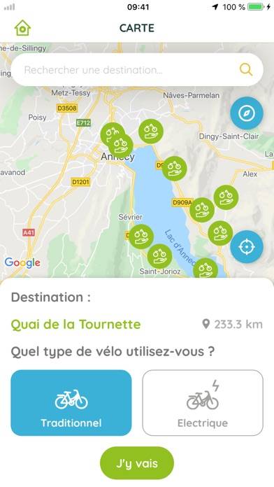 Vélonecy Capture d'écran de l'application