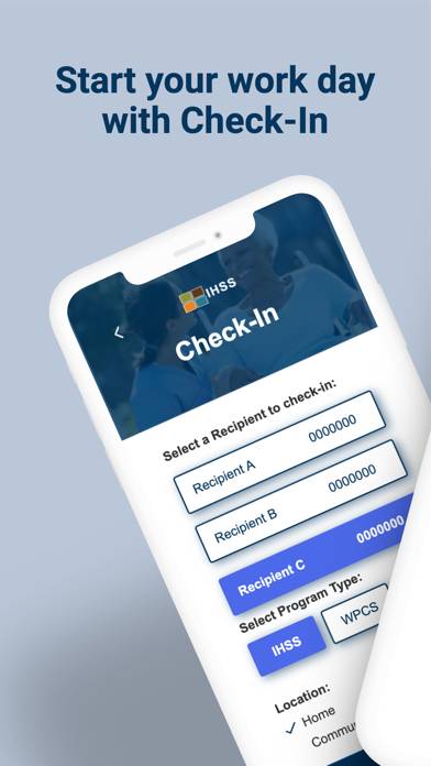 IHSS EVV Mobile App App screenshot