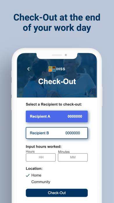 IHSS EVV Mobile App App screenshot