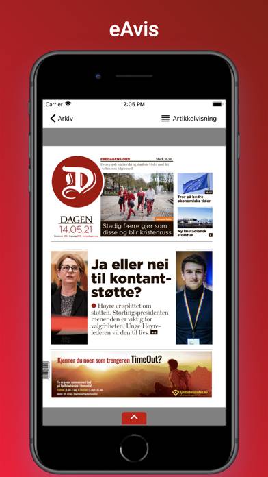 Dagen Nyhetsapp App skärmdump #4