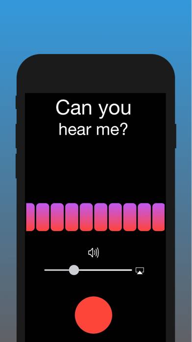 Can you hear me? Schermata dell'app #1