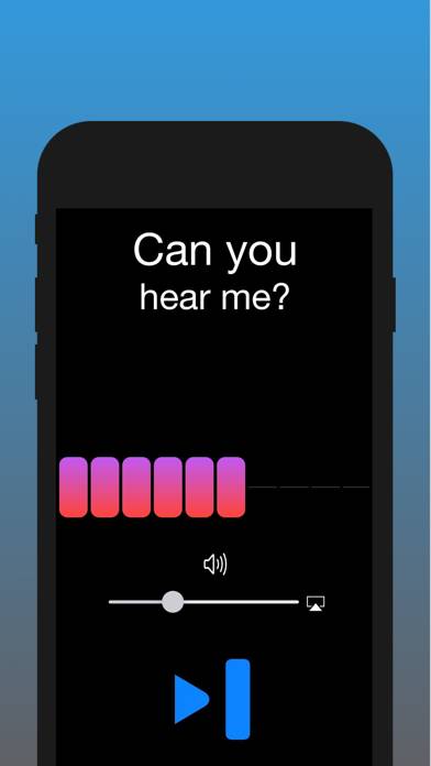 Can you hear me? Schermata dell'app #2