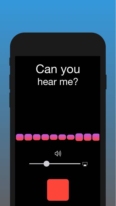 Can you hear me? Schermata dell'app #3