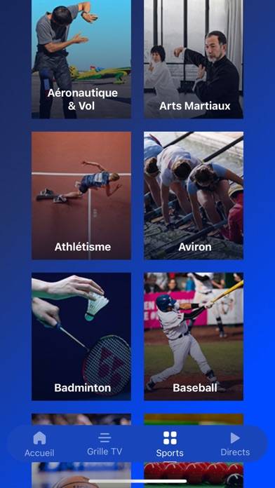 Sport en France Capture d'écran de l'application #2