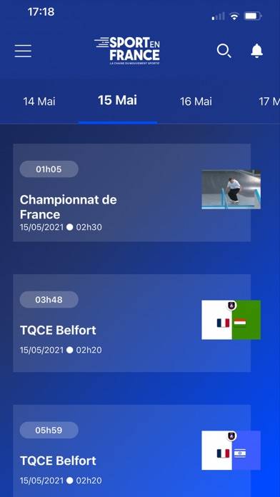 Sport en France Capture d'écran de l'application #4