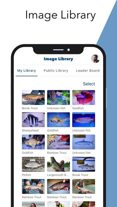 RecFish Schermata dell'app