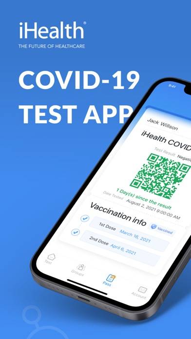 IHealth COVID-19 Test App screenshot #1