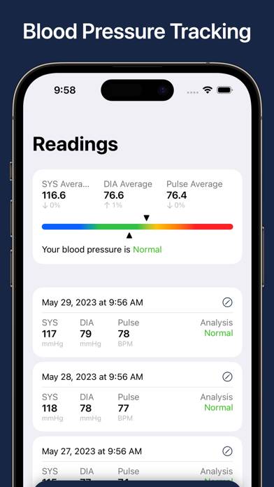 Blood Pressure Monitor Connect App screenshot #6