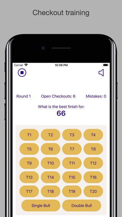 Darts Checkout Training App screenshot #1