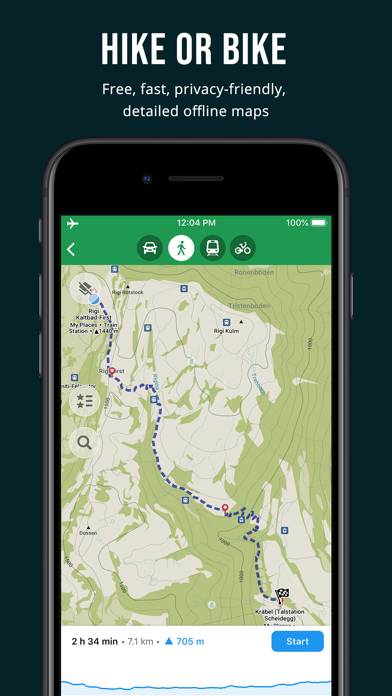 Organic Maps Offline Hike Bike App preview #1