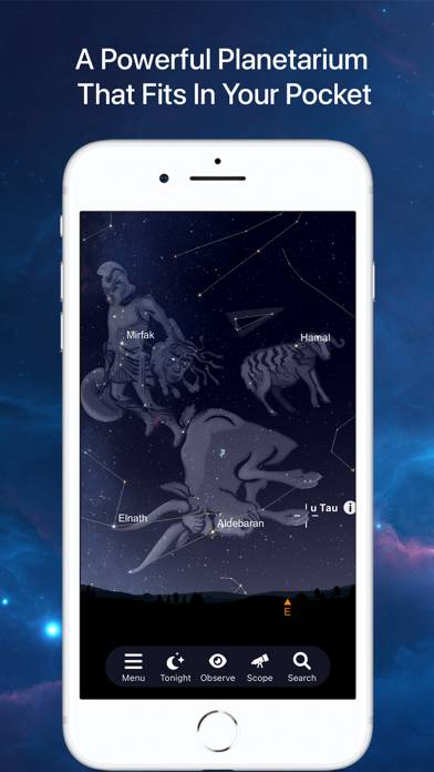 SkySafari 7 Plus Schermata dell'app #1
