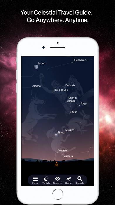SkySafari 7 Pro Captura de pantalla de la aplicación #1