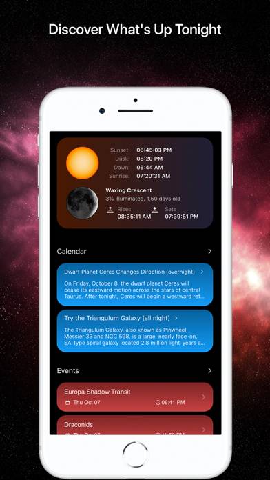 SkySafari 7 Pro Captura de pantalla de la aplicación #4