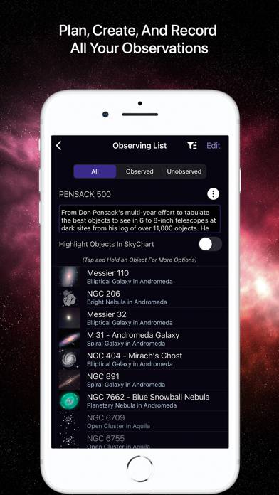 SkySafari 7 Pro Captura de pantalla de la aplicación #6