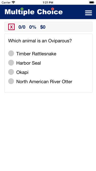 Multiple Choice Questions App screenshot #6