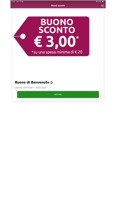 PiùMe Schermata dell'app