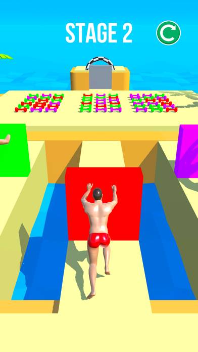 Muscle Race 3D Скриншот приложения #1