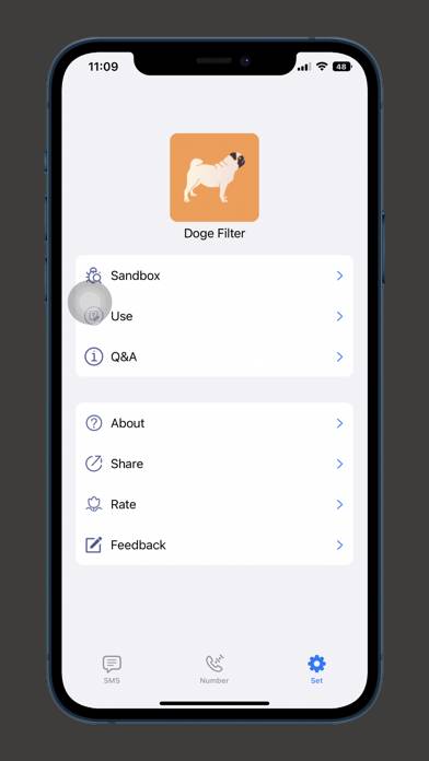SMS Filter for Doge App screenshot #4