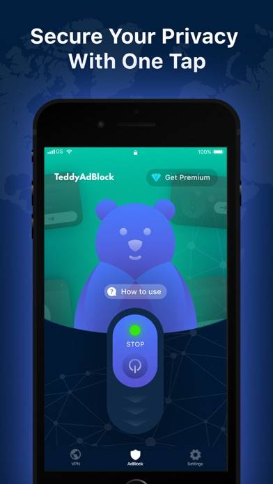 TeddyVPN & AdBlock Captura de pantalla de la aplicación #4