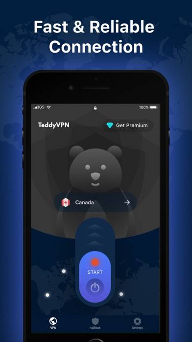 TeddyVPN & AdBlock Captura de pantalla de la aplicación #5