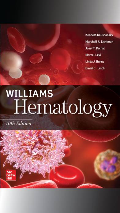 Williams Hematology, 10E Captura de pantalla de la aplicación
