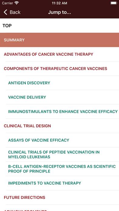 Williams Hematology, 10E Captura de pantalla de la aplicación