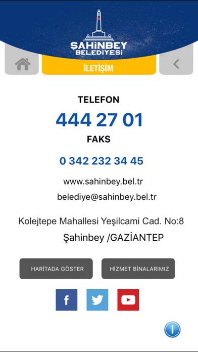 Sahinbey Belediyesi App screenshot #4