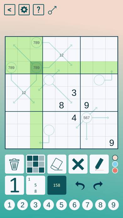 Arrow Sudoku App skärmdump #3