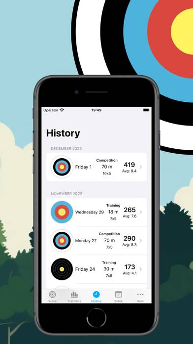 Falcon Eye: Archery tracker App skärmdump #4