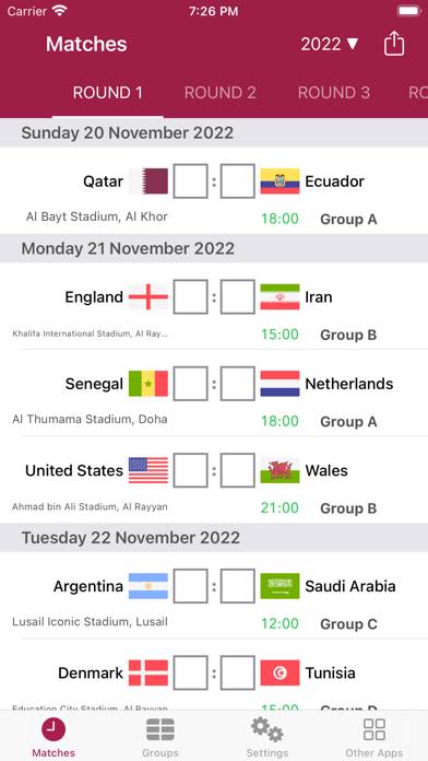 Football Calculator 2022 Schermata dell'app #2