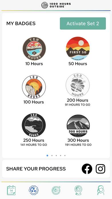 1000 Hours Outside Captura de pantalla de la aplicación #3