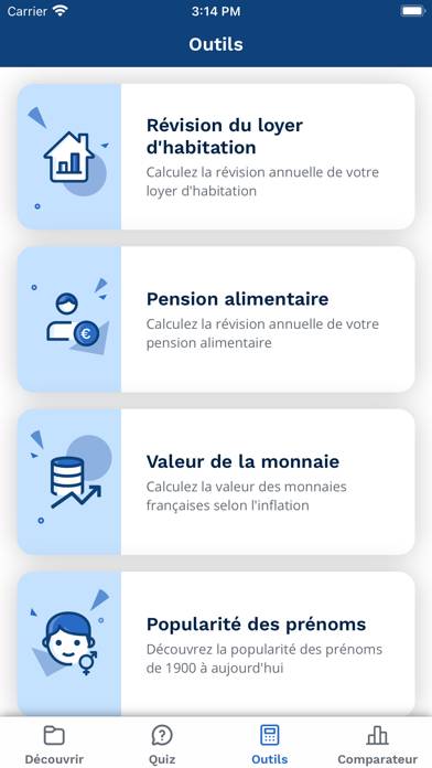 Insee Mobile App screenshot #5