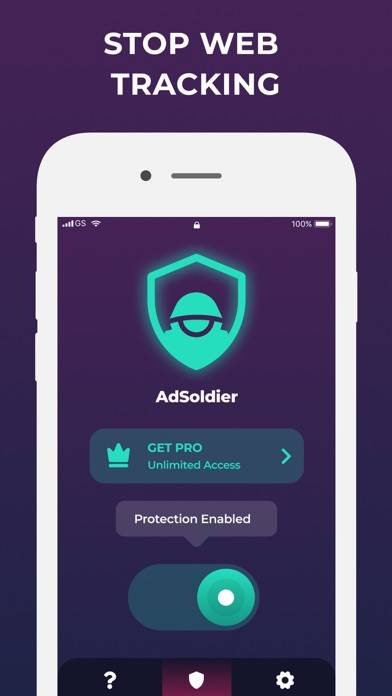 AdSoldier: Blocker & Security Captura de pantalla de la aplicación #3
