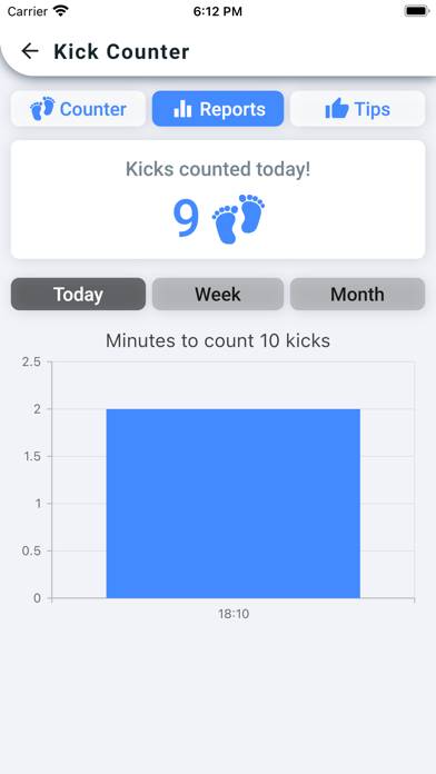 Kick Counter! App skärmdump #2