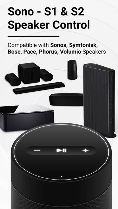 Sono - S1 & S2 Speaker Control skärmdump