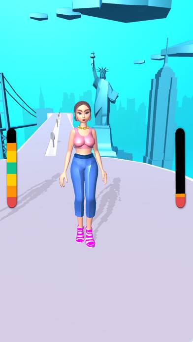 Catwalk Race 3D -High Fashion App skärmdump #2