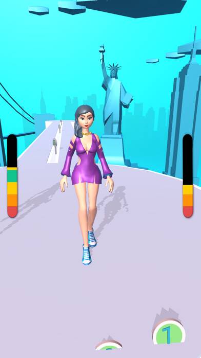 Catwalk Race 3D -High Fashion App skärmdump #3