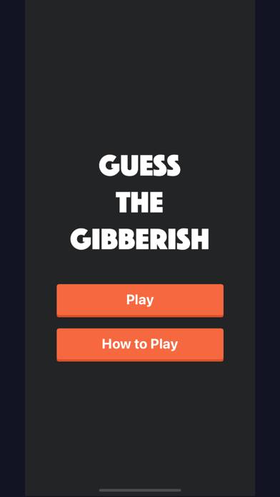 Guess The Gibberish App skärmdump #1