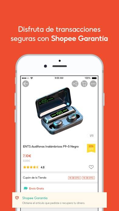 Shopee ES: Costo Cero de Envío Captura de pantalla de la aplicación