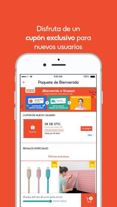 Shopee ES: Costo Cero de Envío Captura de pantalla de la aplicación