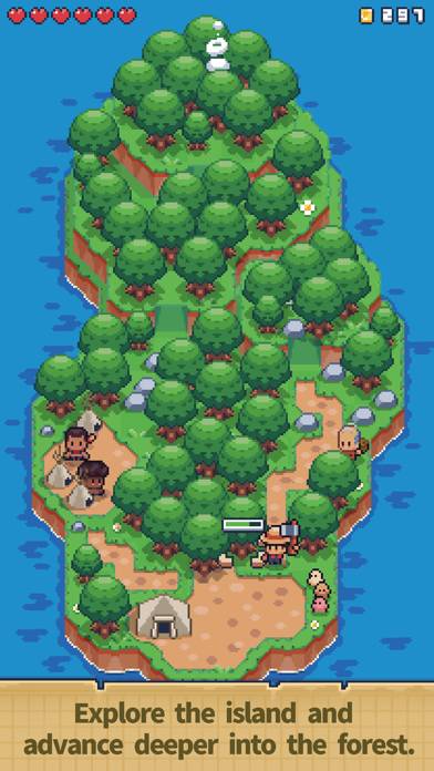 Tiny Island Survival Скриншот приложения #2