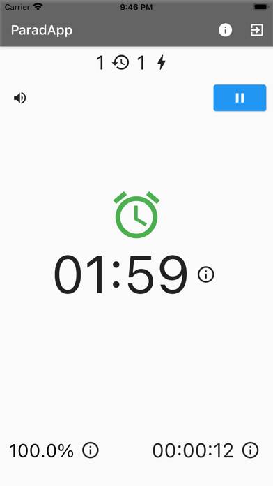 ParadApp Emergência Rules App-Screenshot