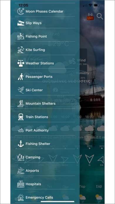 Meteology LiveCams App skärmdump