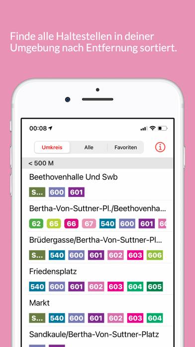 Bonner Bus & Bahn App screenshot #2