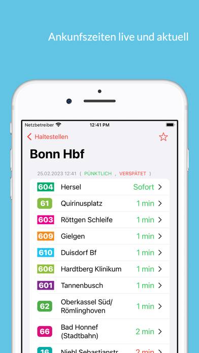 Bonner Bus & Bahn App-Screenshot #5