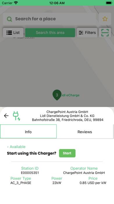 EVDC Charging Map App-Screenshot #6